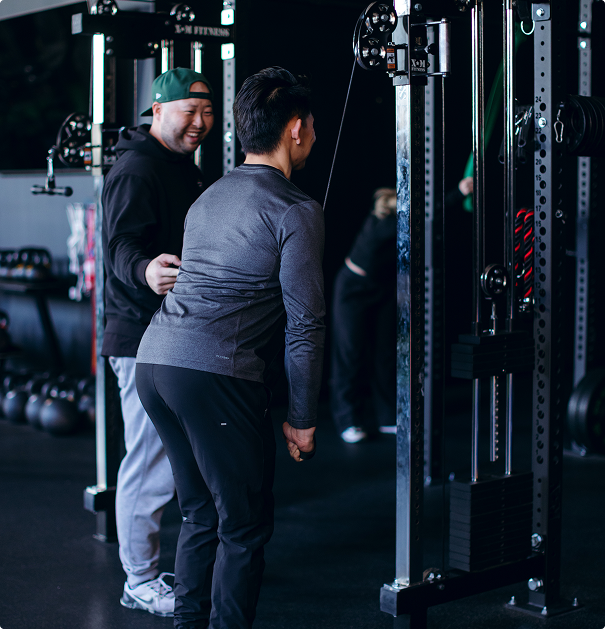 Personal training coaching at Rise